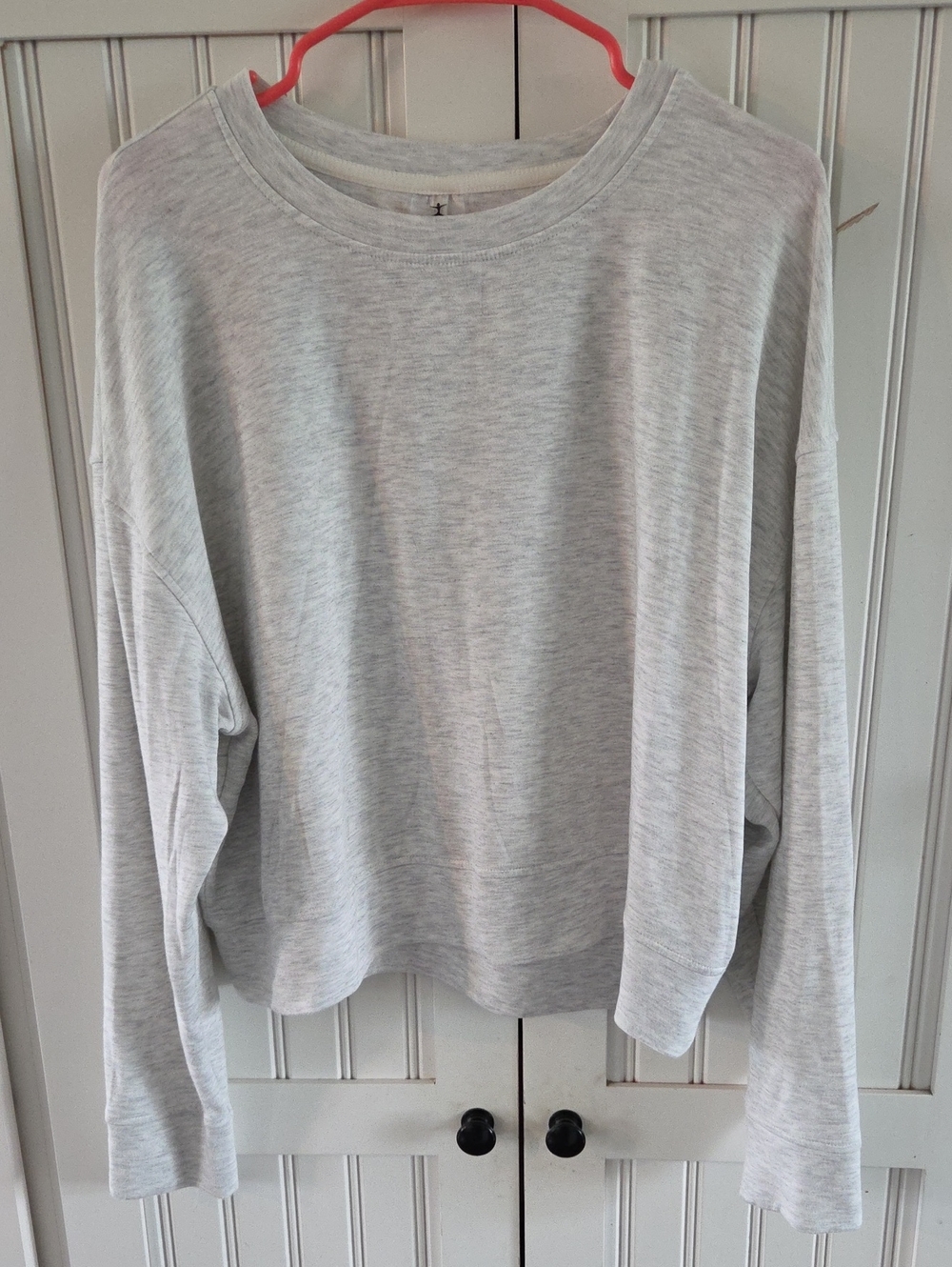 Danskin Heathered Gray Sweatshirt Womens L